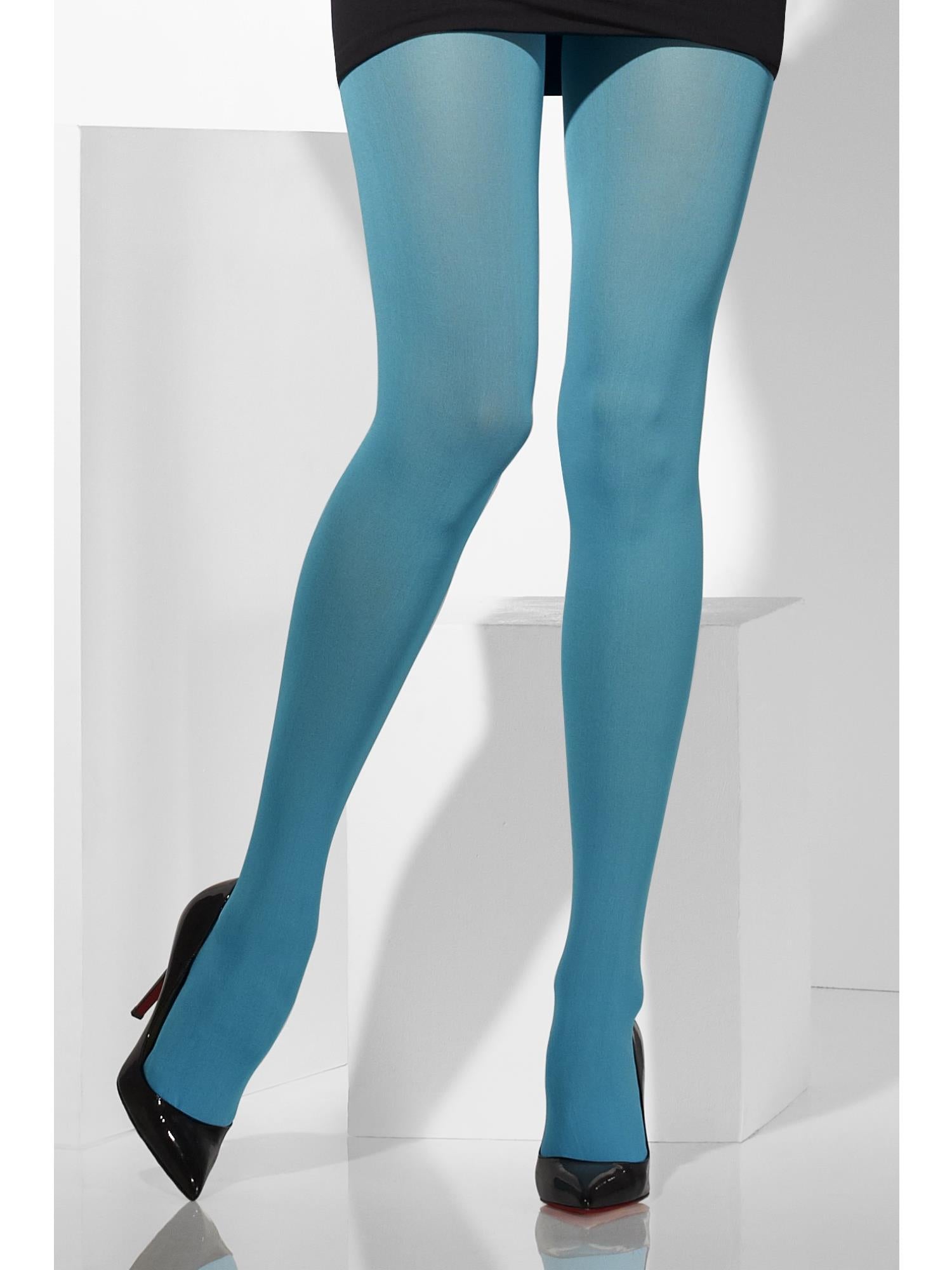 Opaque Tights, Blue 1