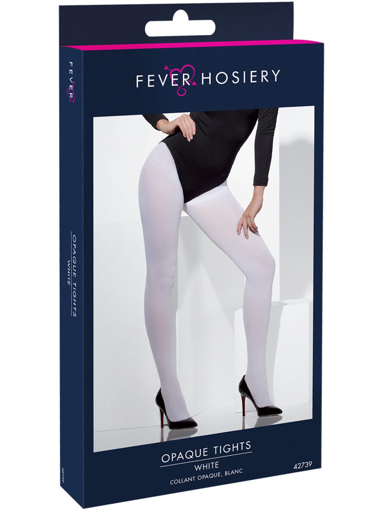 Opaque Tights, White 2