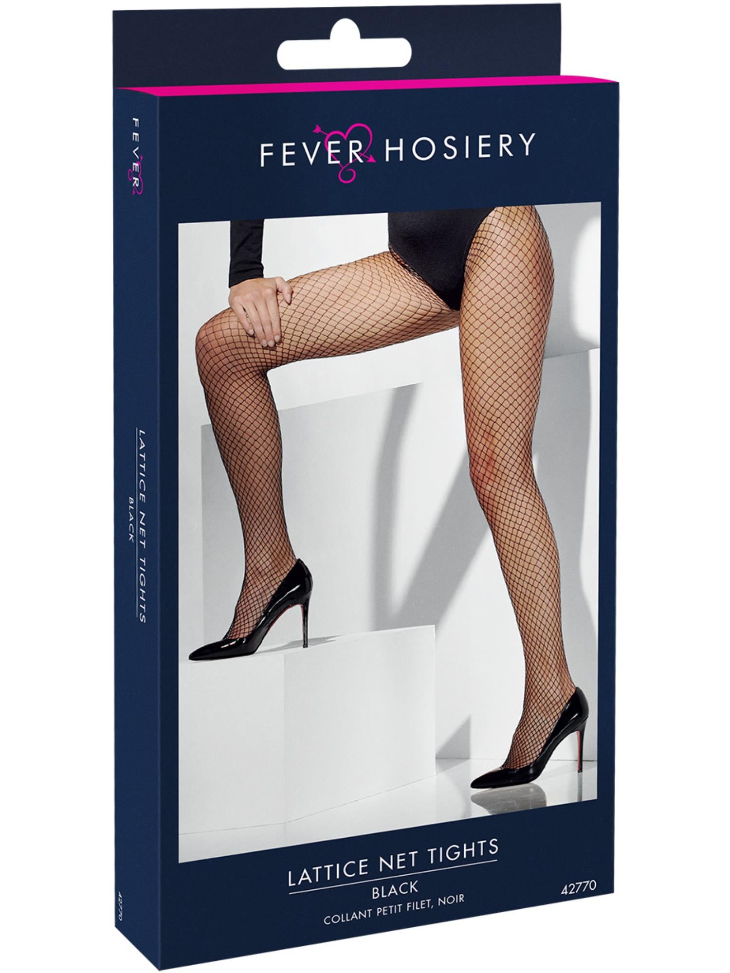 Lattice Net Tights, Black 2