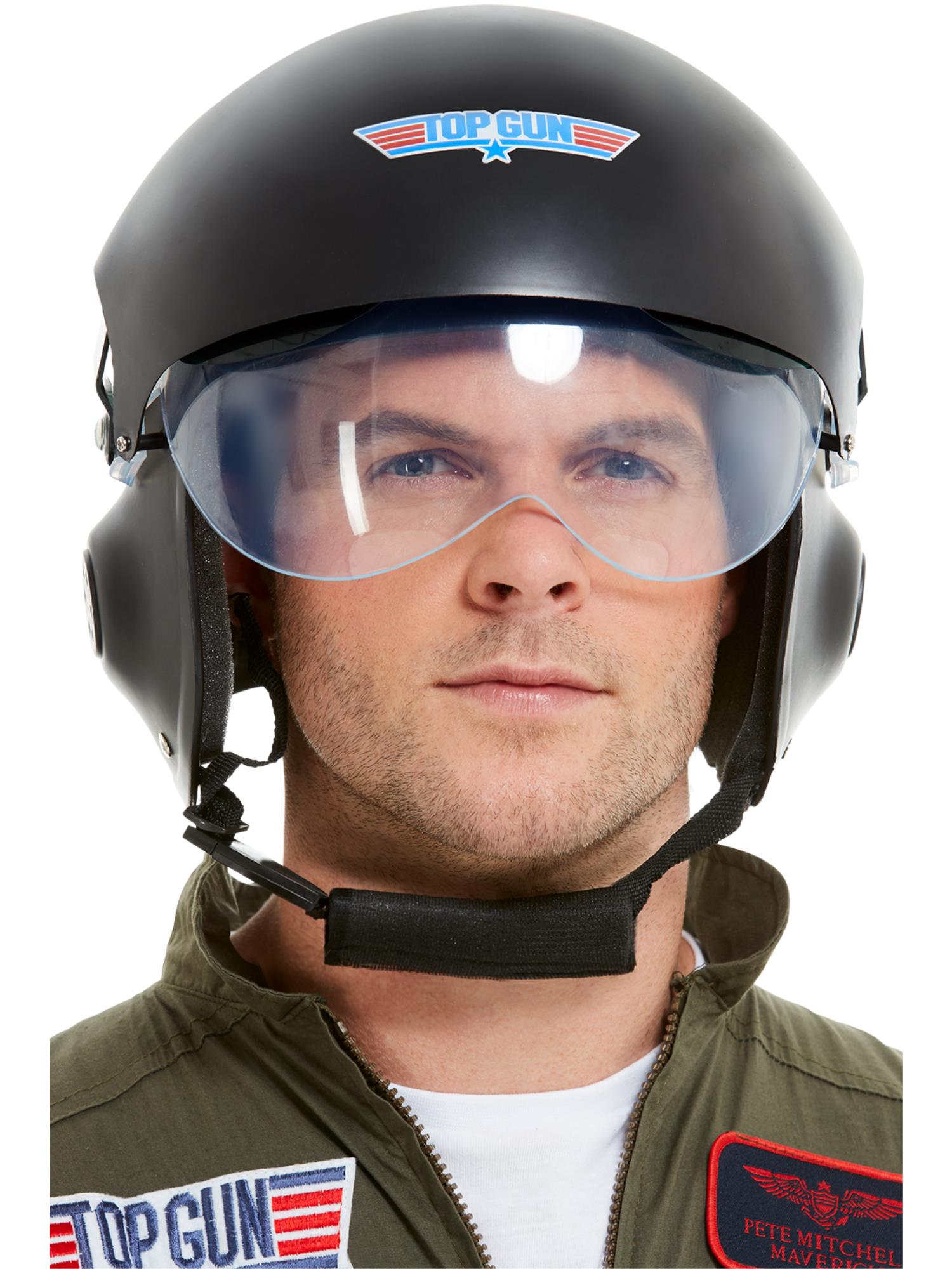 Top Gun Deluxe Helmet, Black 1