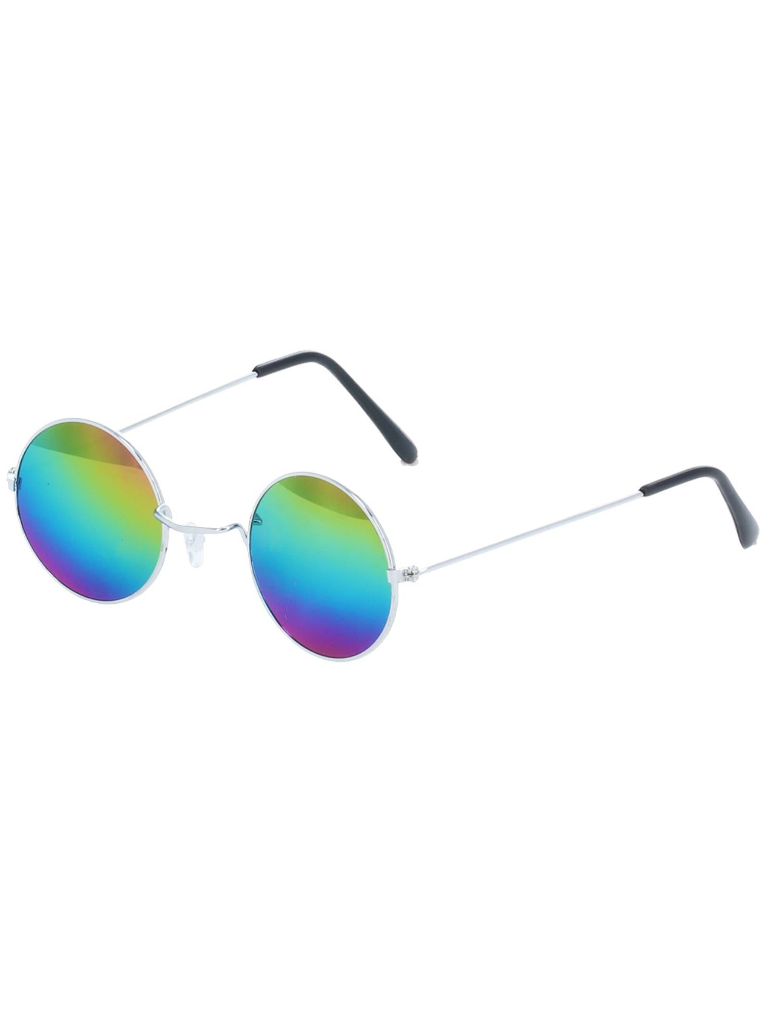 Hippie Specs, Mirrored, Green & Blue 2