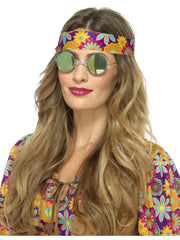 Hippie Specs, Mirrored, Green & Blue 1