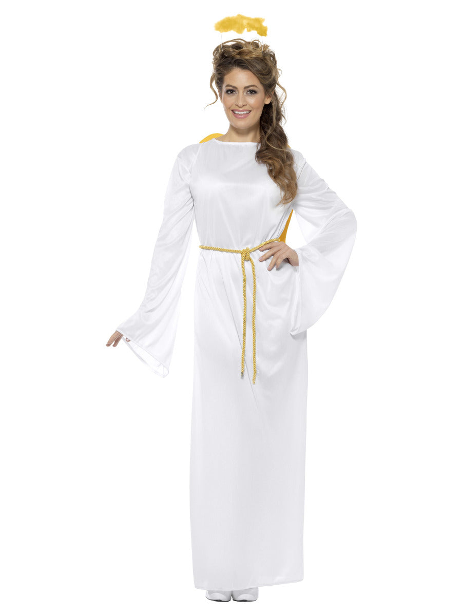 Angel Gabriel Costume, Unisex, White - 1