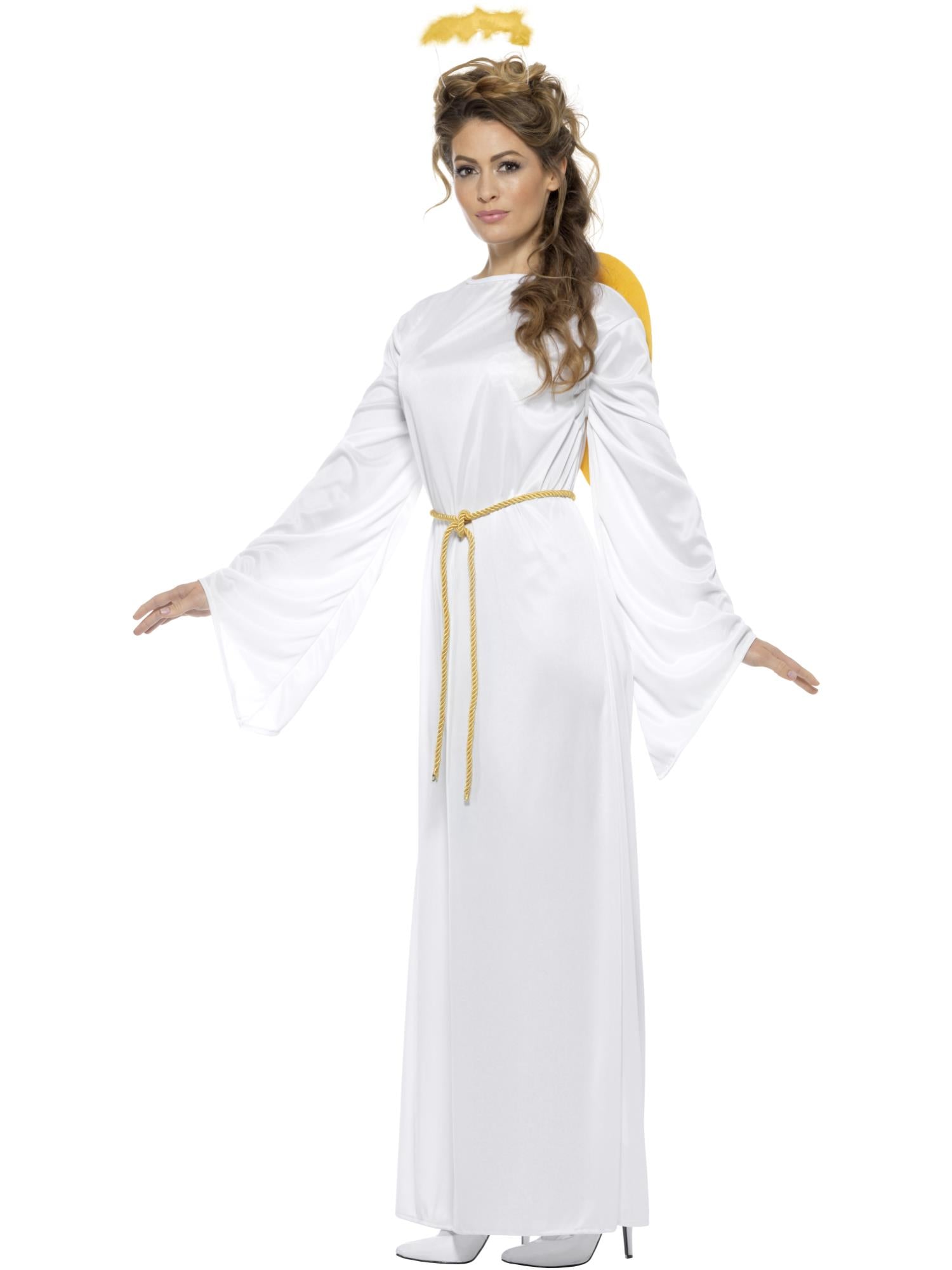 Angel Gabriel Costume, Unisex, White 3