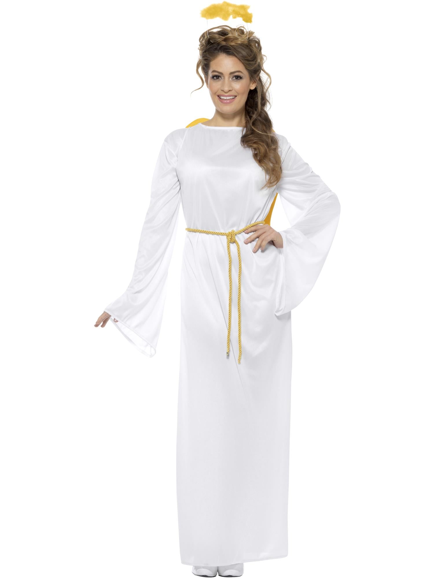 Angel Gabriel Costume, Unisex, White 1