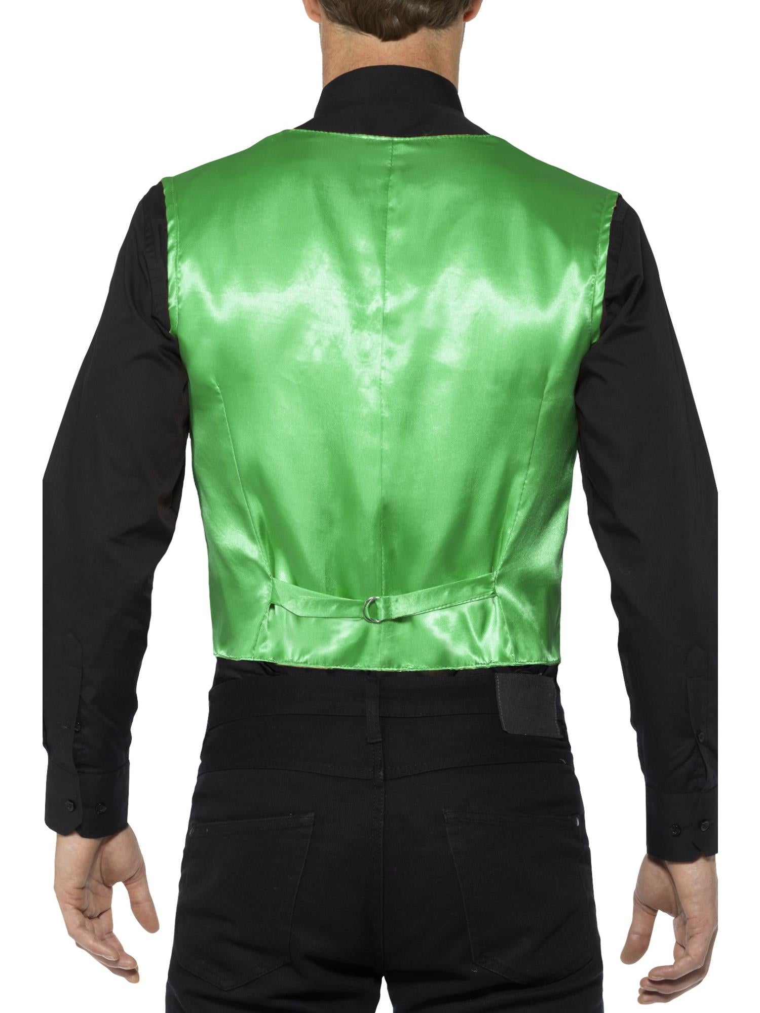 Sequin Waistcoat, Green 2