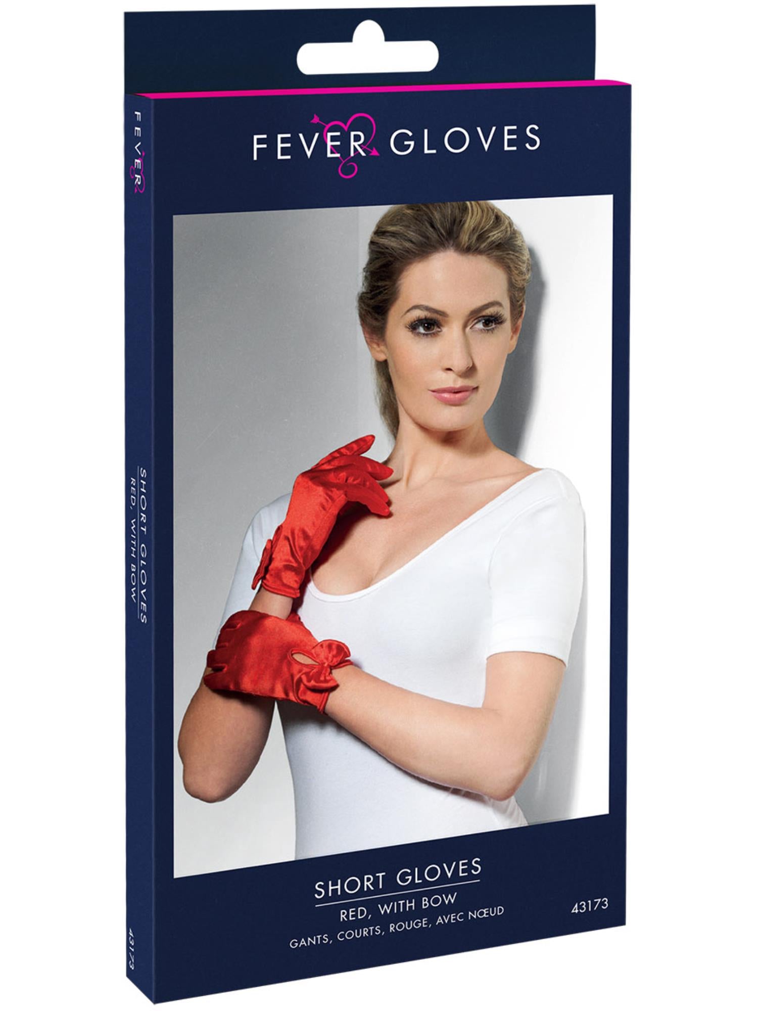 Gloves, Short, Red 2