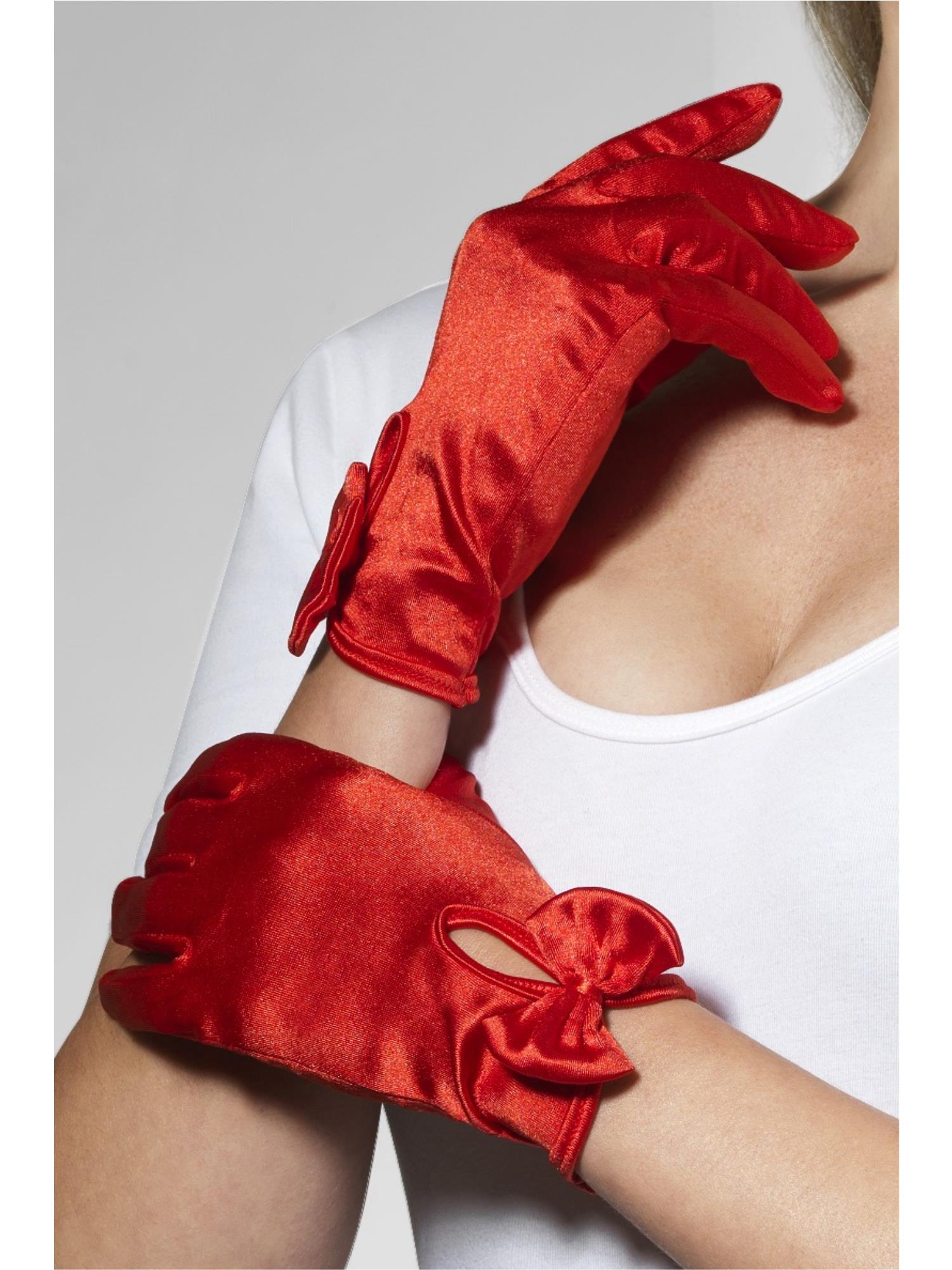 Gloves, Short, Red 1