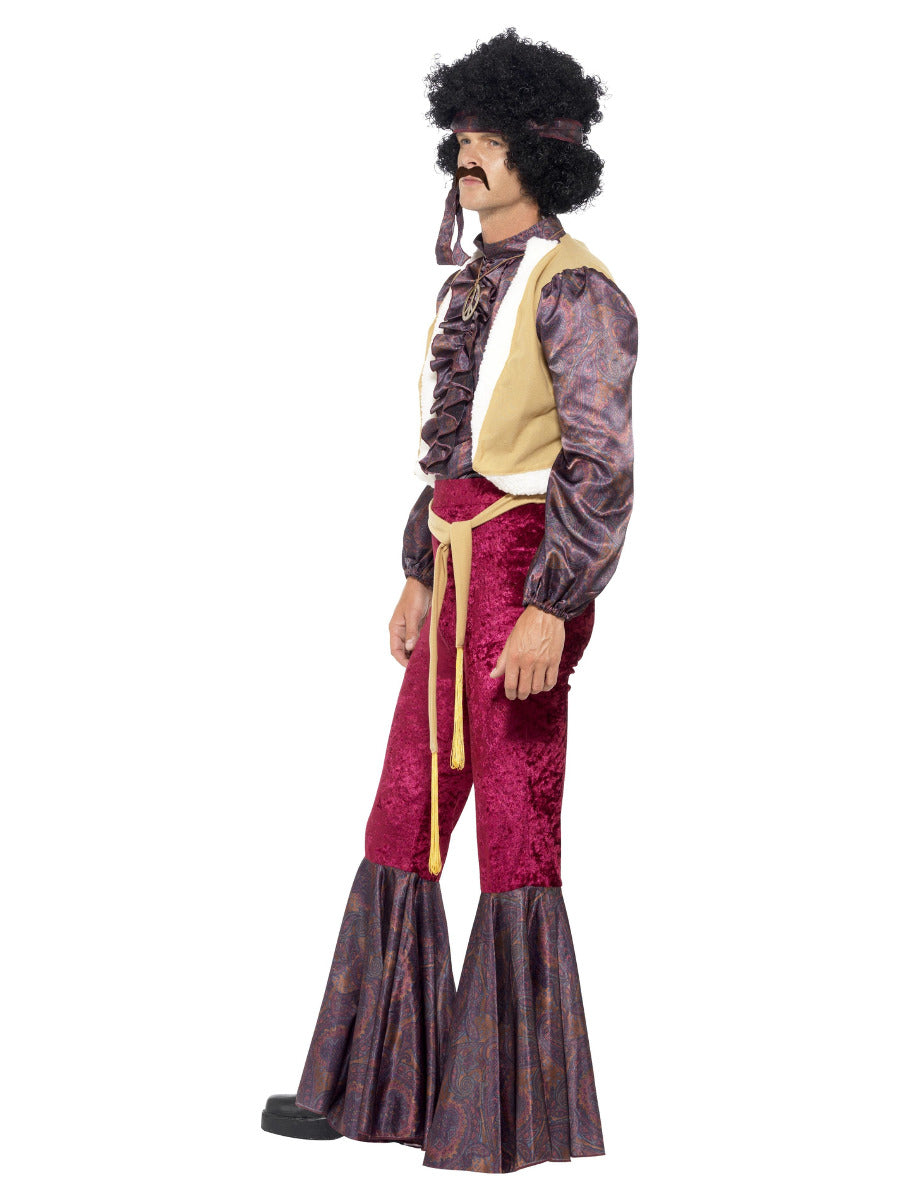70s Psychedelic Rocker Costume, Purple - 4
