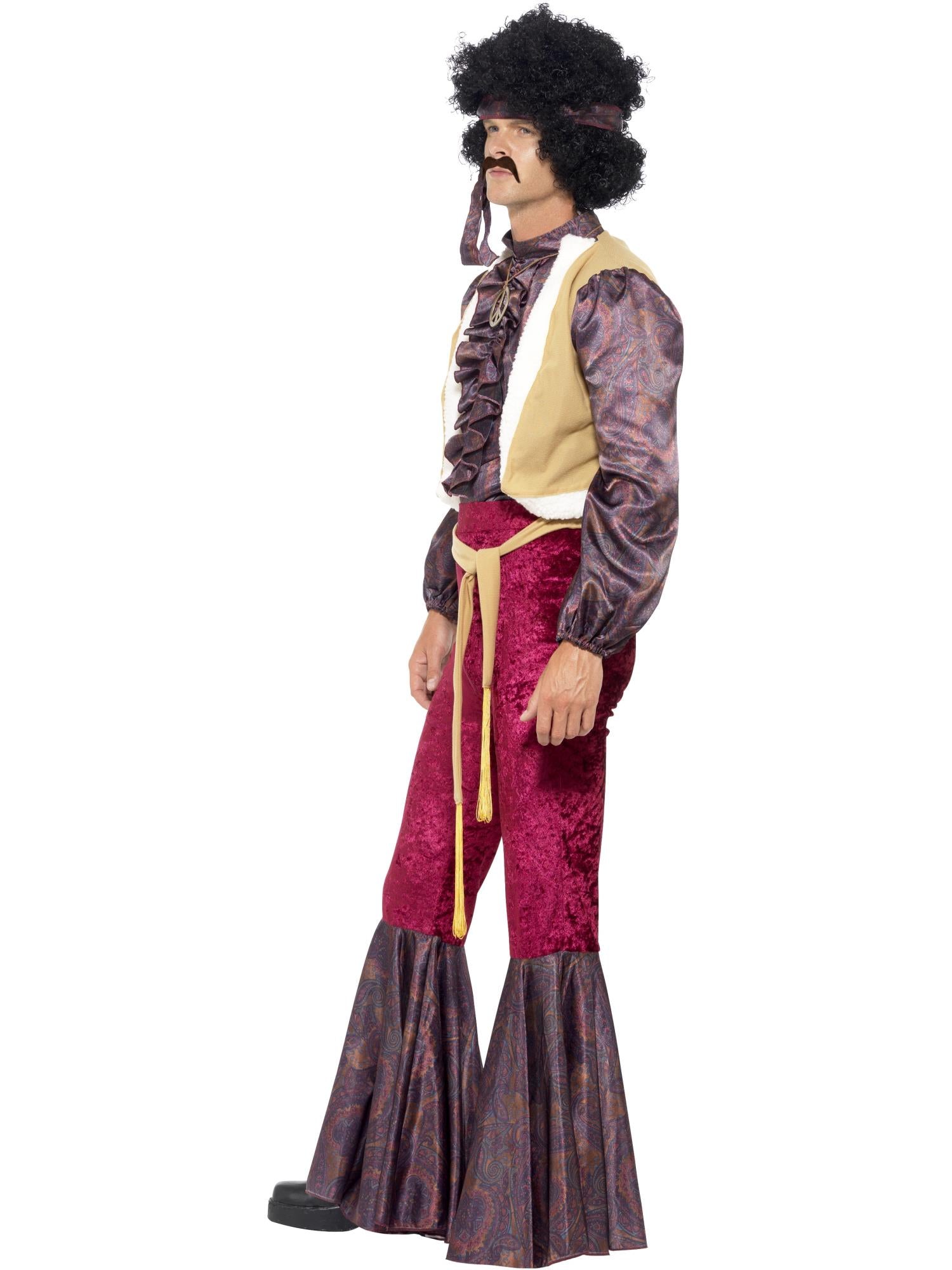 70s Psychedelic Rocker Costume, Purple 3