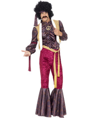 70s Psychedelic Rocker Costume, Purple 1