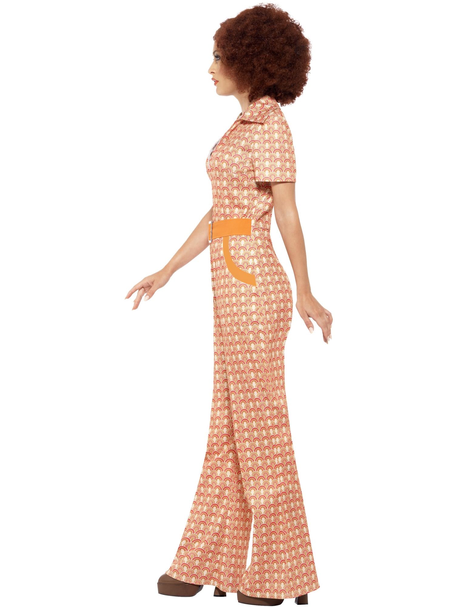 Authentic 70s Chic Costume, Orange 3