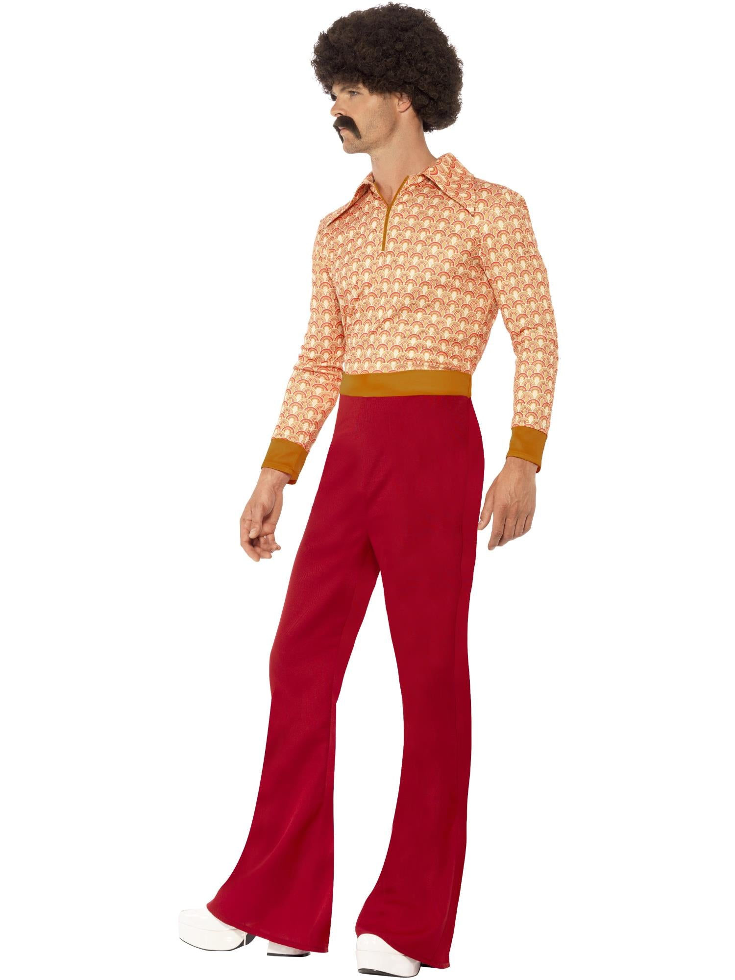 Authentic 70s Guy Costume, Red 3