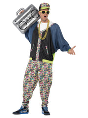80s Hip Hop Costume, Patterned - 1