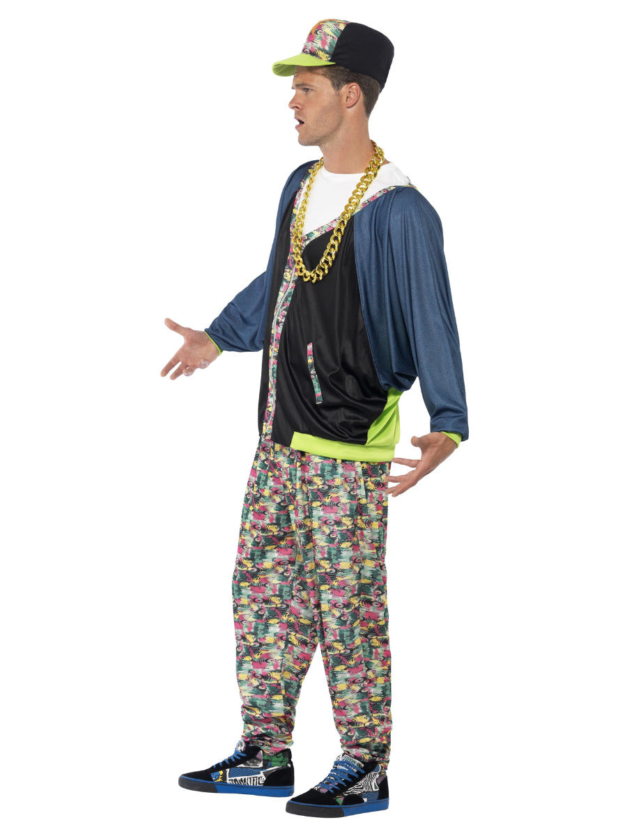 80s Hip Hop Costume, Patterned - 4