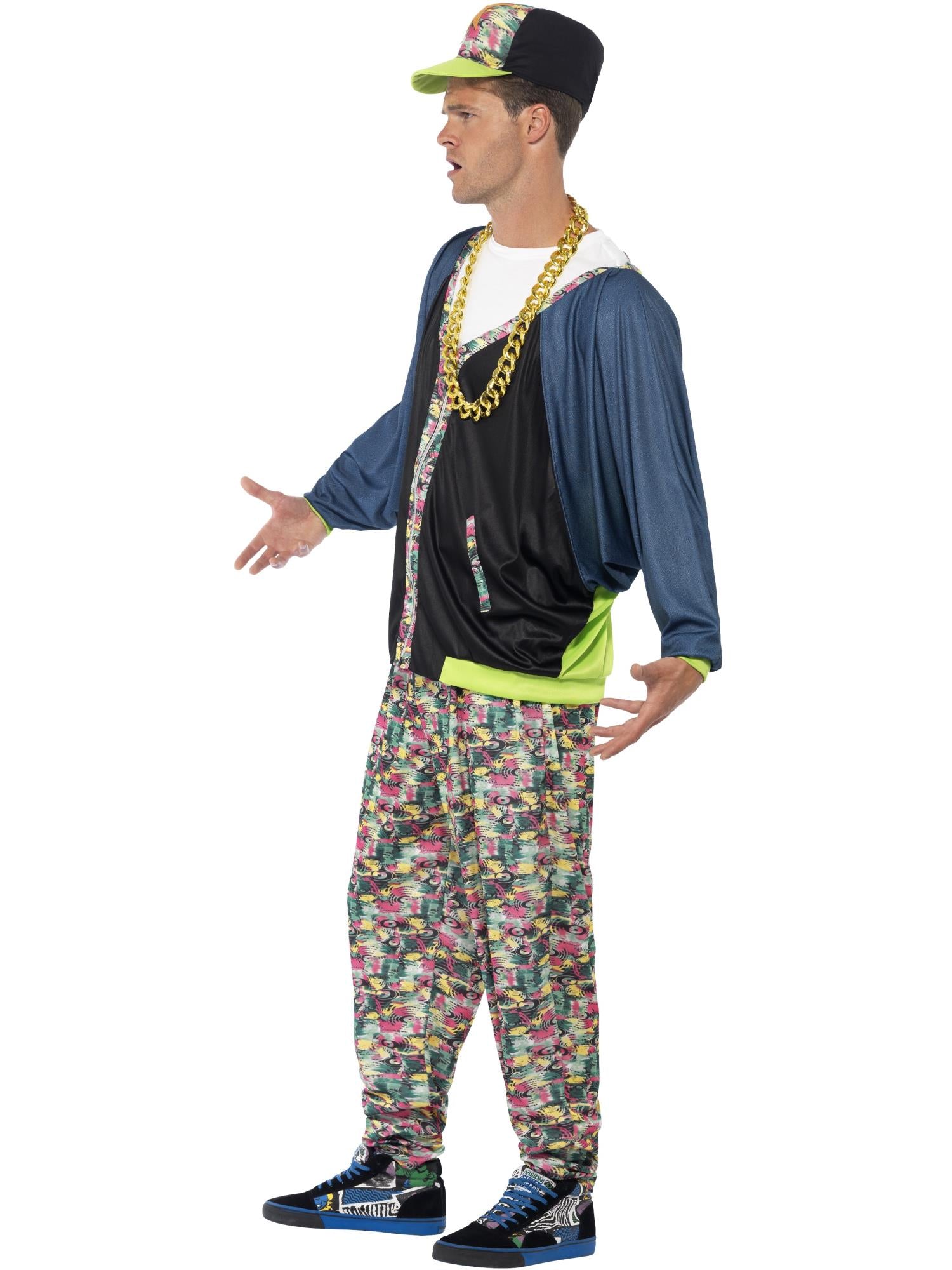 80s Hip Hop Costume, Patterned 3
