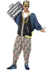 80s Hip Hop Costume, Patterned 1