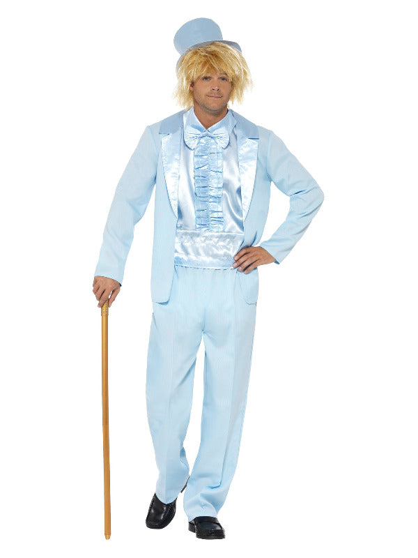 90s Stupid Tuxedo Costume, Blue - 2
