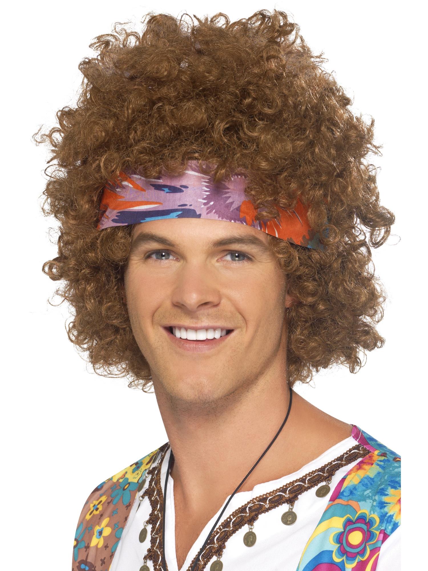 Hippie Afro Kit, Brown 1