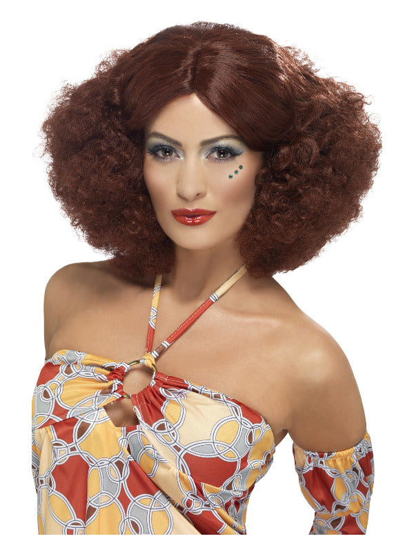 70s Afro Wig, Auburn - 2