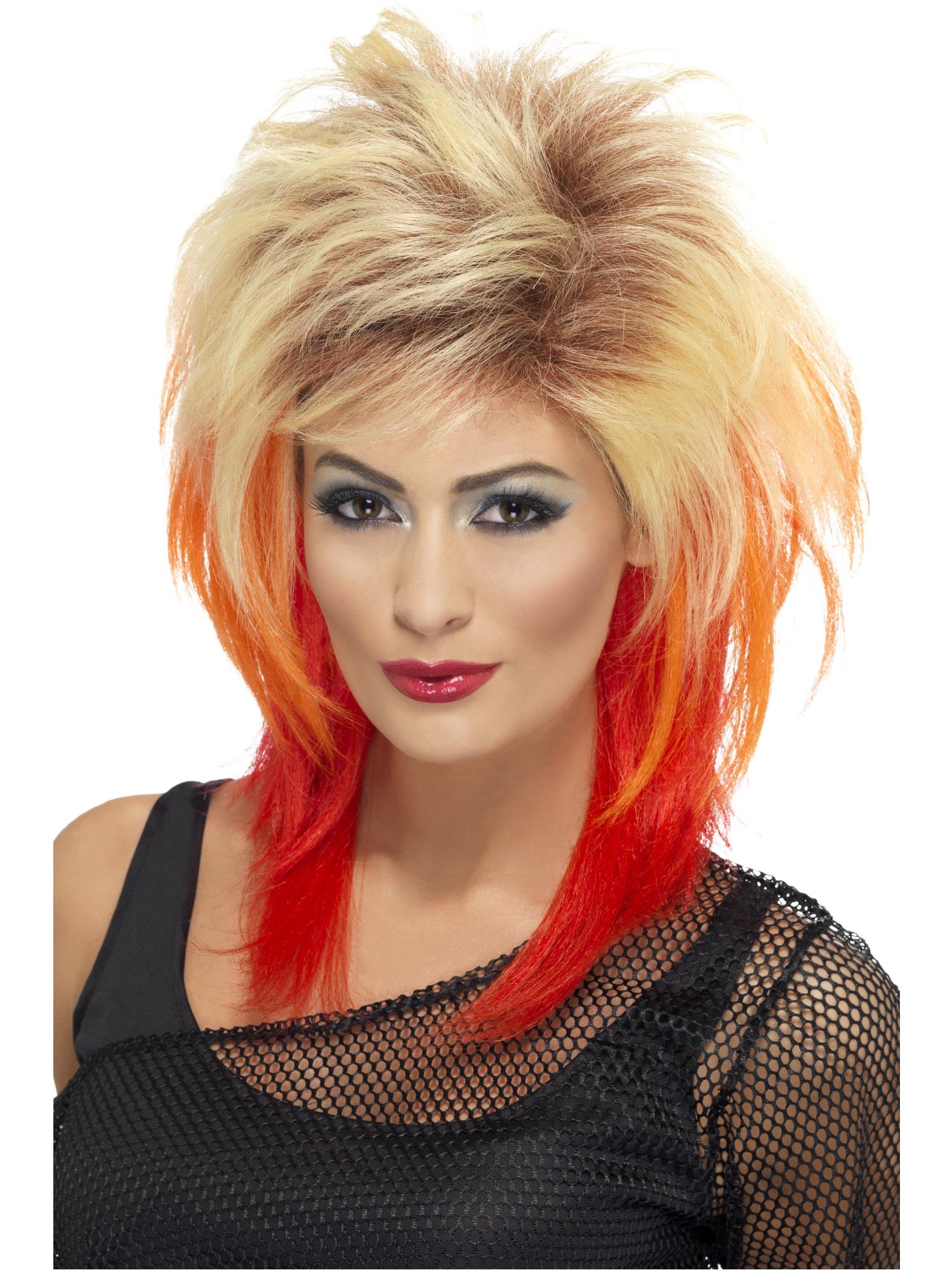 80s Mullet Wig, Blonde 1