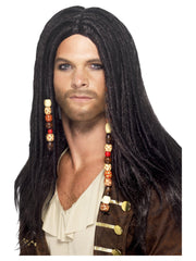 Pirate Wig, Black - 1