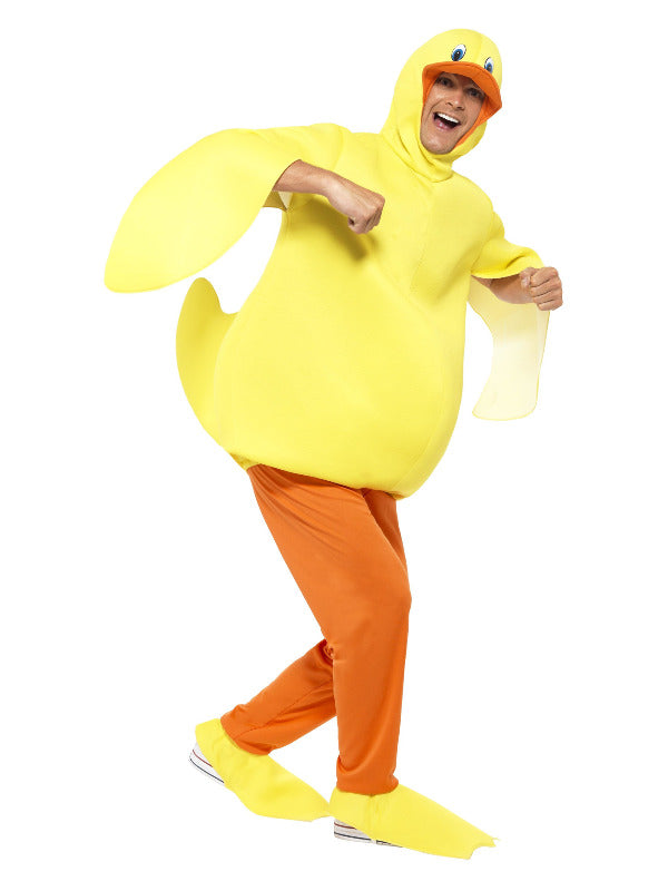 Duck Costume, with Bodysuit, Trousers, Yellow - 2