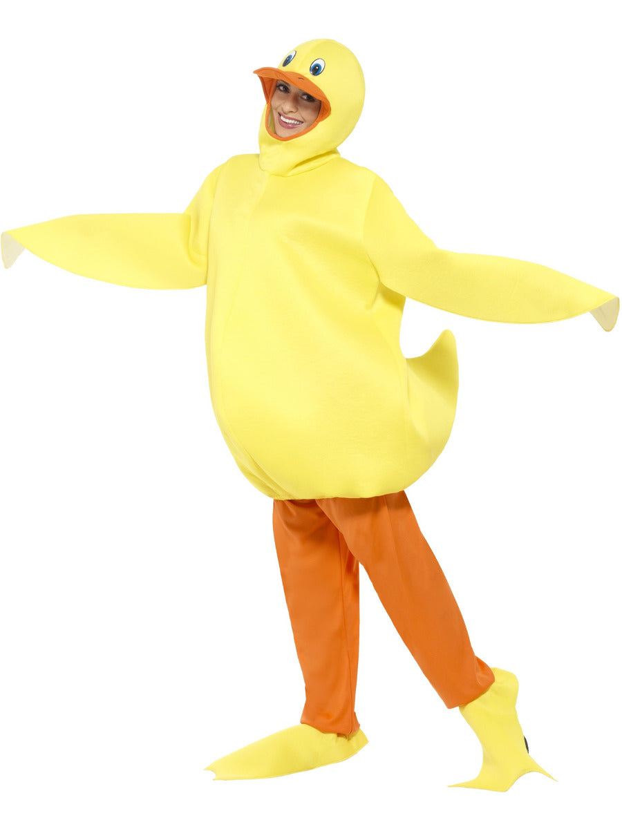 Duck Costume, with Bodysuit, Trousers, Yellow - 5