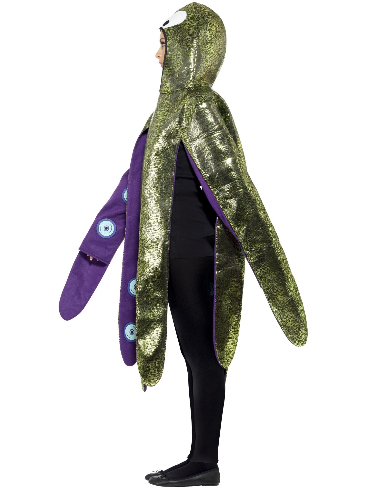 Octopus Costume, Foam Bonded, Purple 3