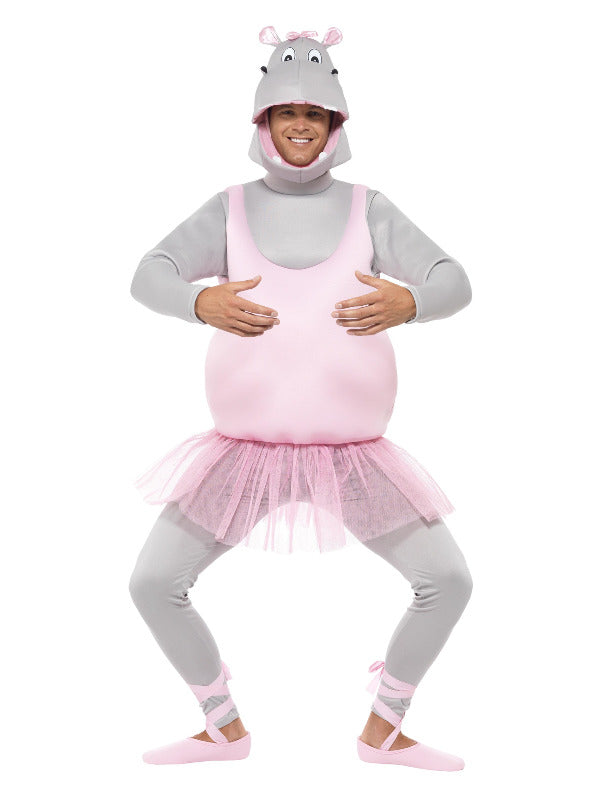 Ballerina Hippo Costume, Pink - 2