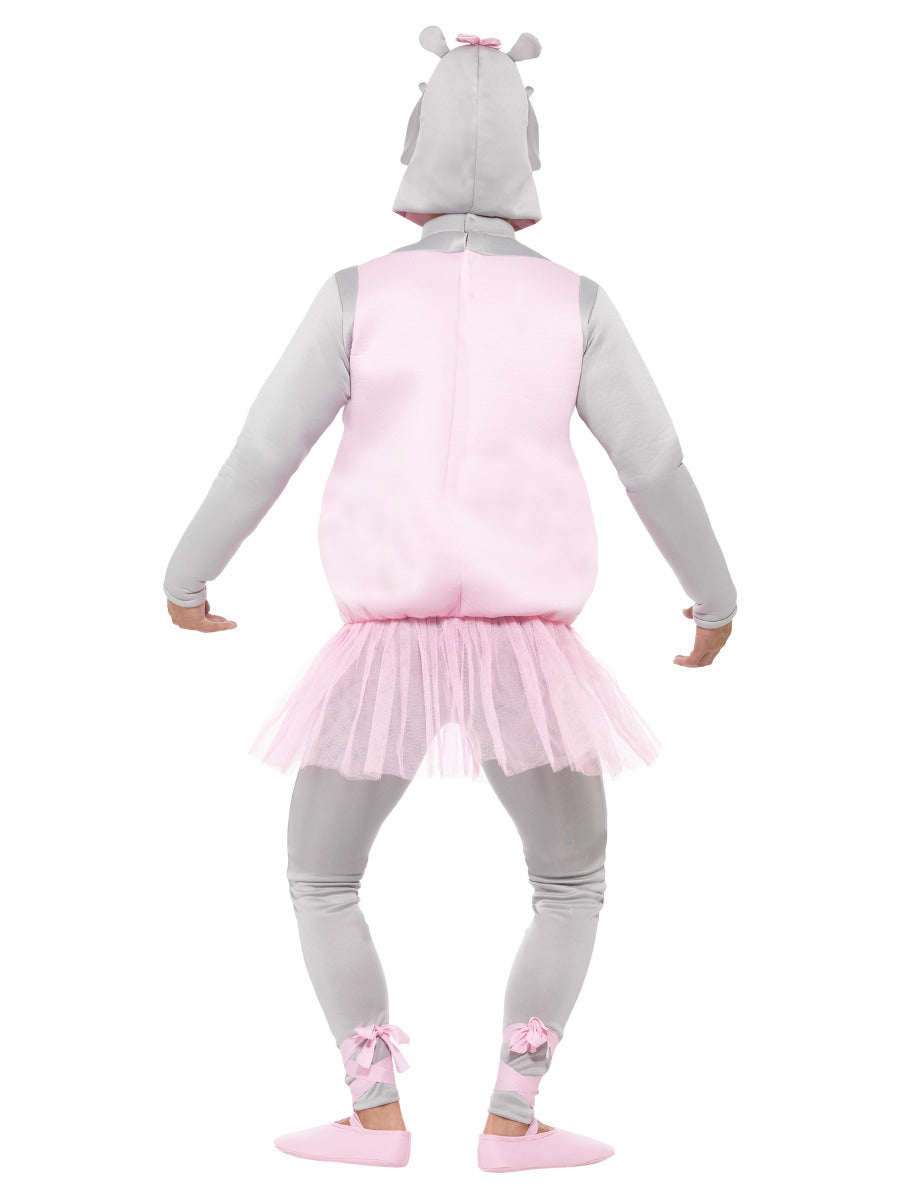 Ballerina Hippo Costume, Pink - 3