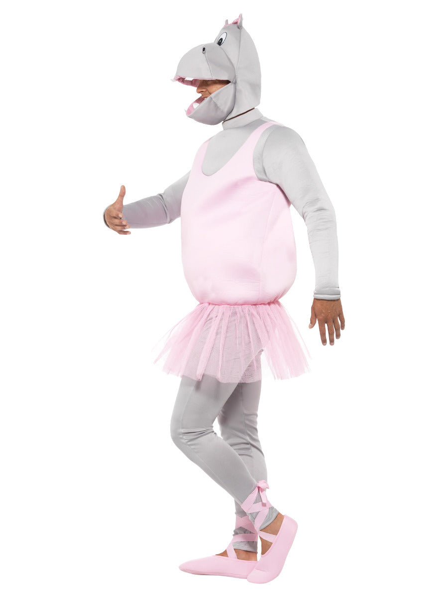 Ballerina Hippo Costume, Pink - 4