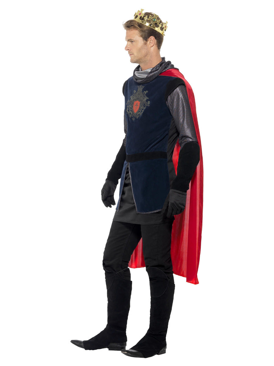 Deluxe King Arthur Costume, Black - 4