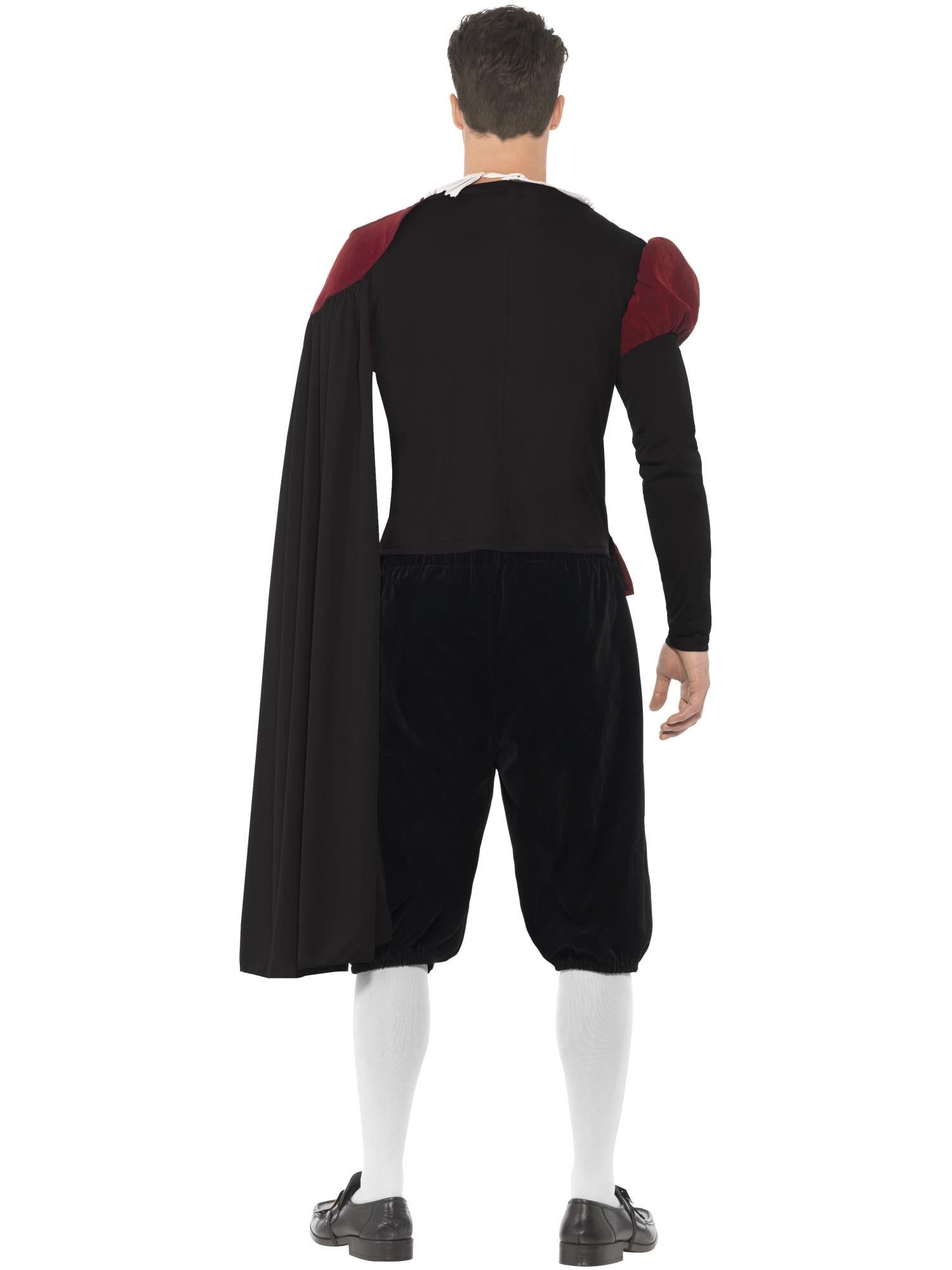 Deluxe Tudor Lord Costume, Black 2
