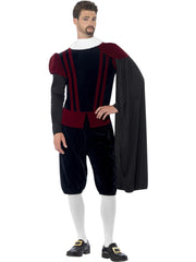 Deluxe Tudor Lord Costume, Black 1