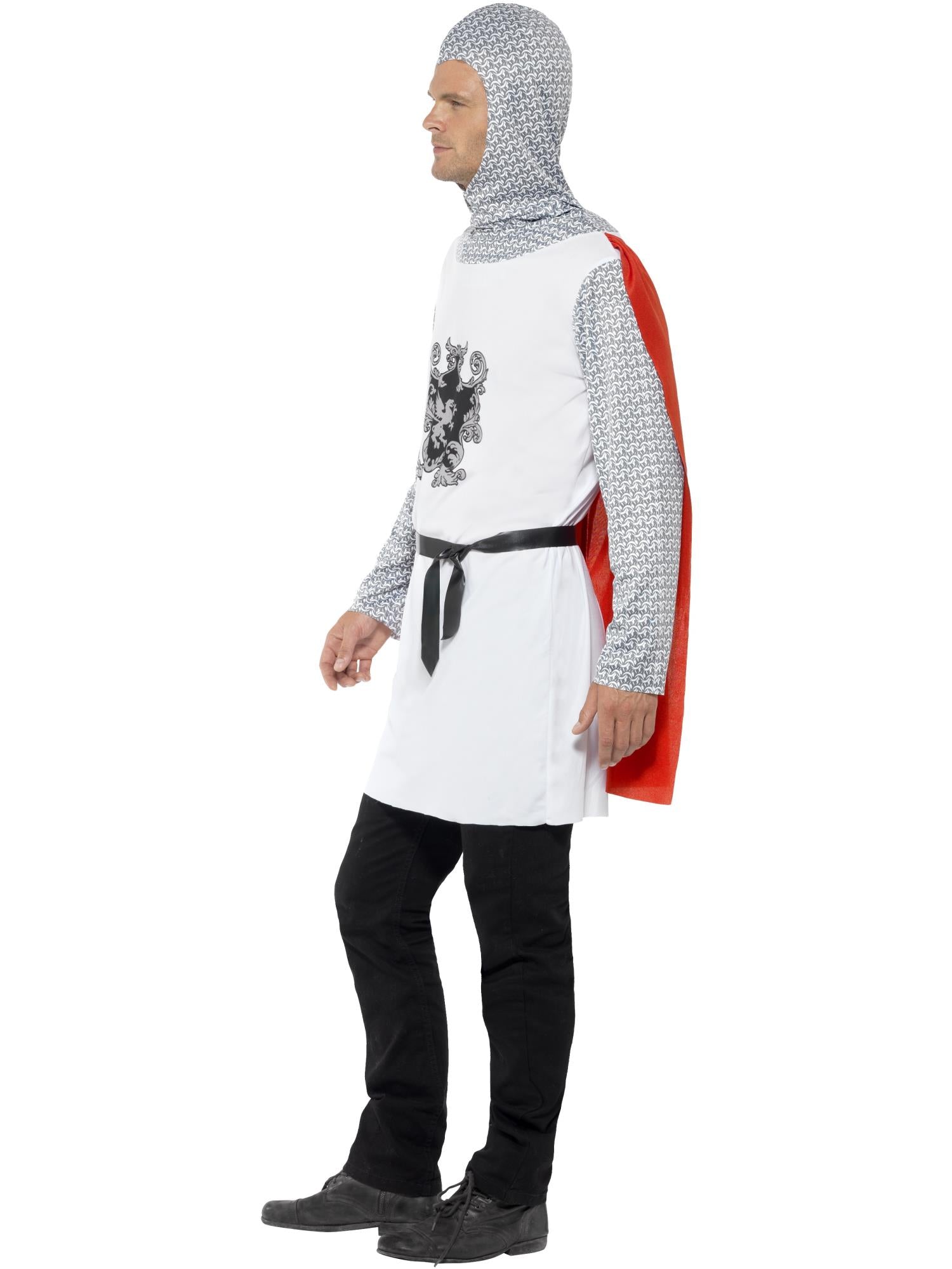 Knight Costume, Economy, White 3