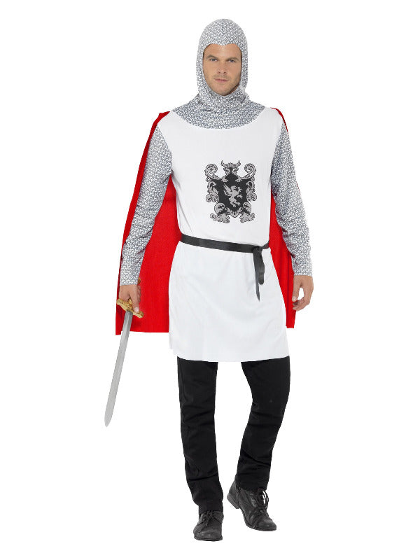 Knight Costume, Economy, White - 2