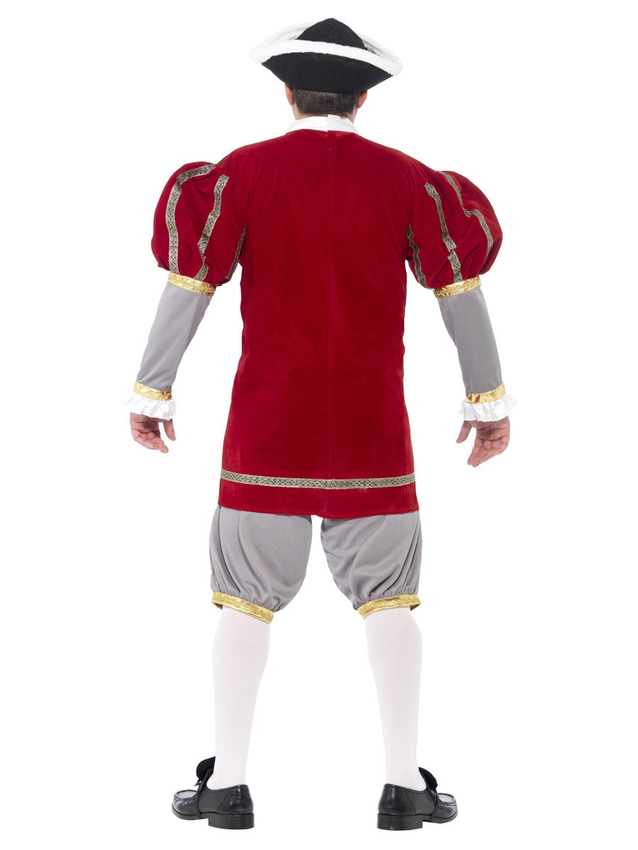 Deluxe Henry VIII Costume, Red - 3
