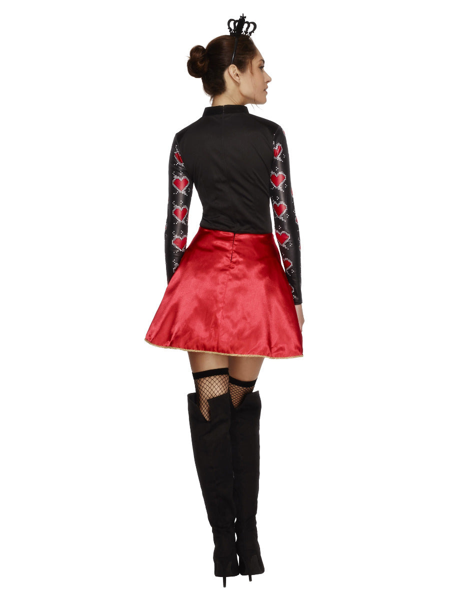 Fever Queen Of Hearts Costume, Black - 3