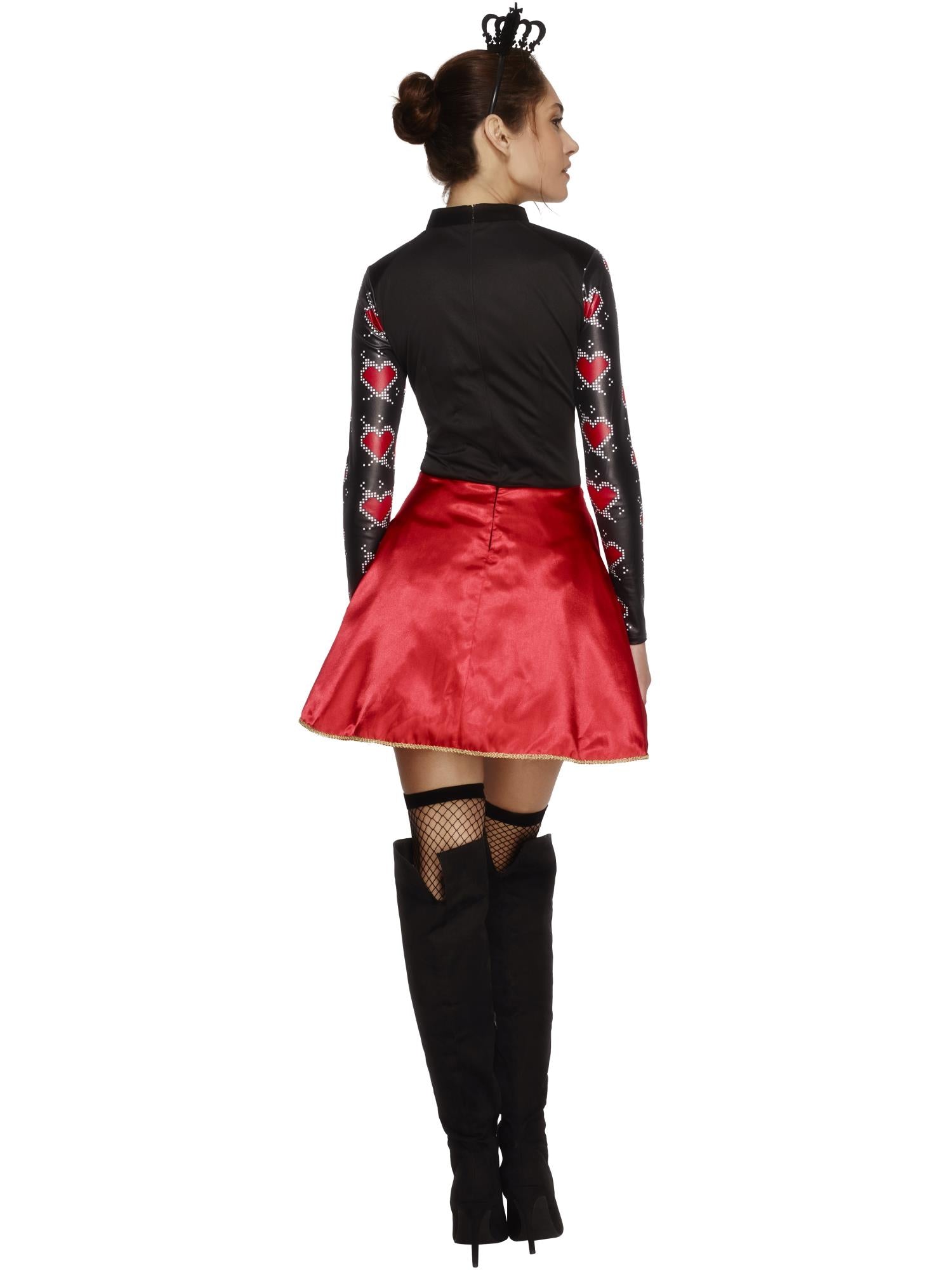 Fever Queen Of Hearts Costume, Black 2