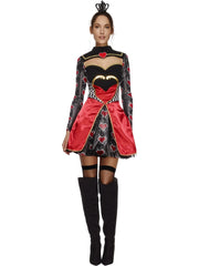 Fever Queen Of Hearts Costume, Black 1