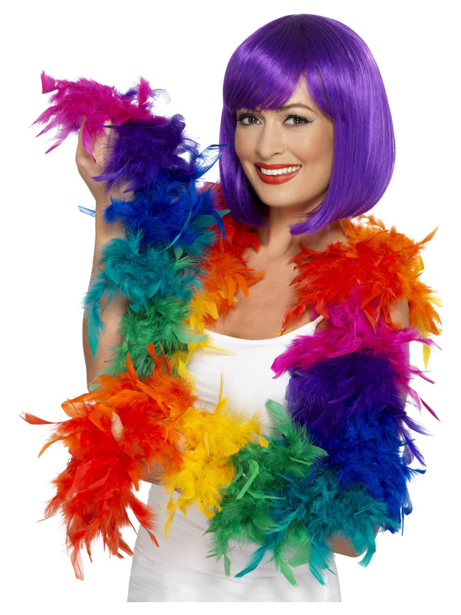 Feather Boa, 80g, Rainbow - 1