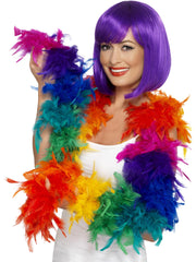 Feather Boa, 80g, Rainbow 1