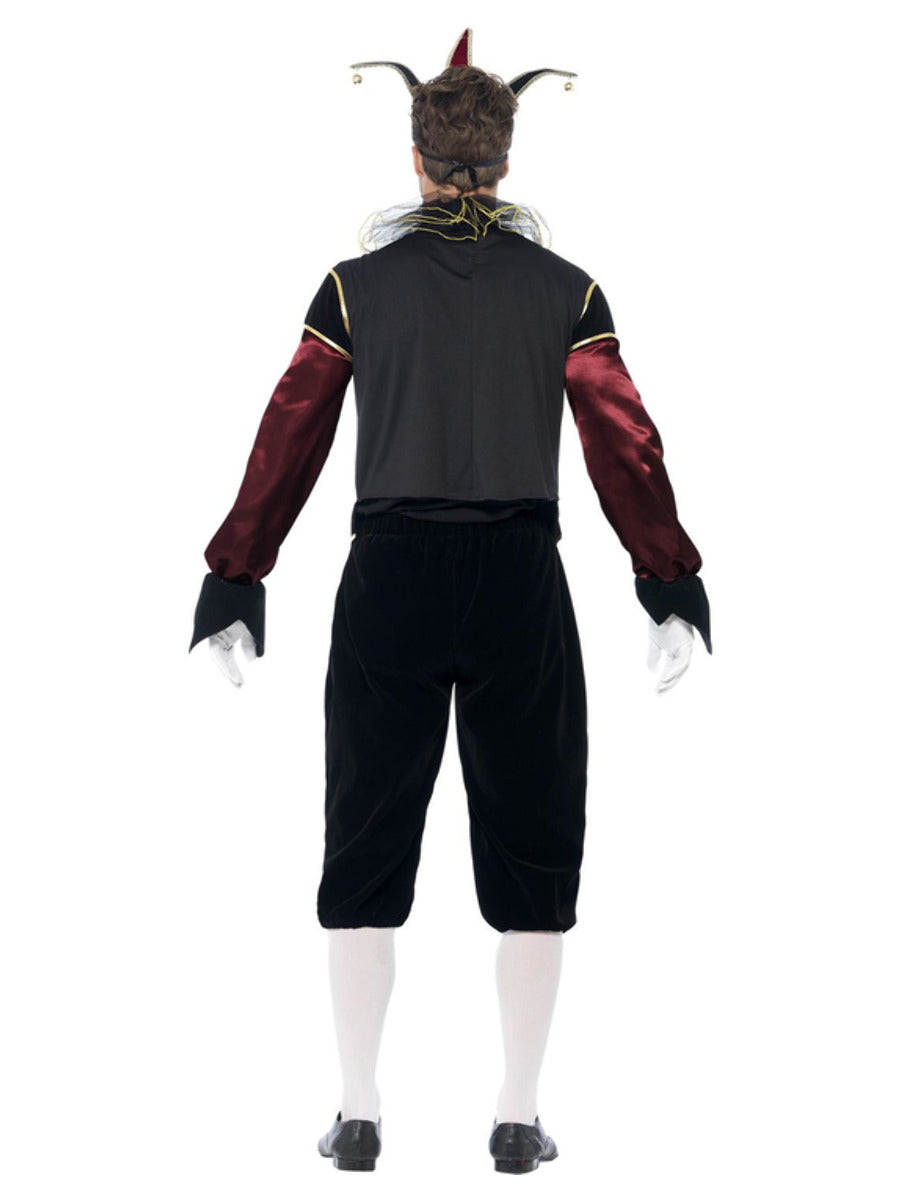 Gothic Venetian Harlequin Costume, Black - 3
