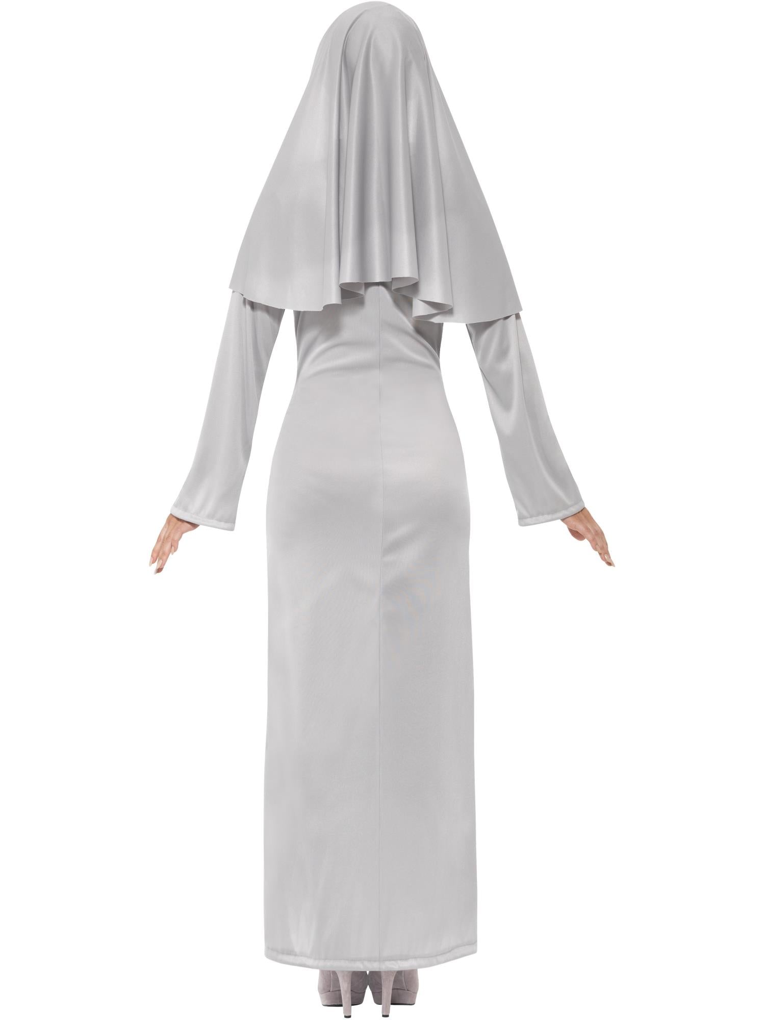 Gothic Nun Costume, Grey 2