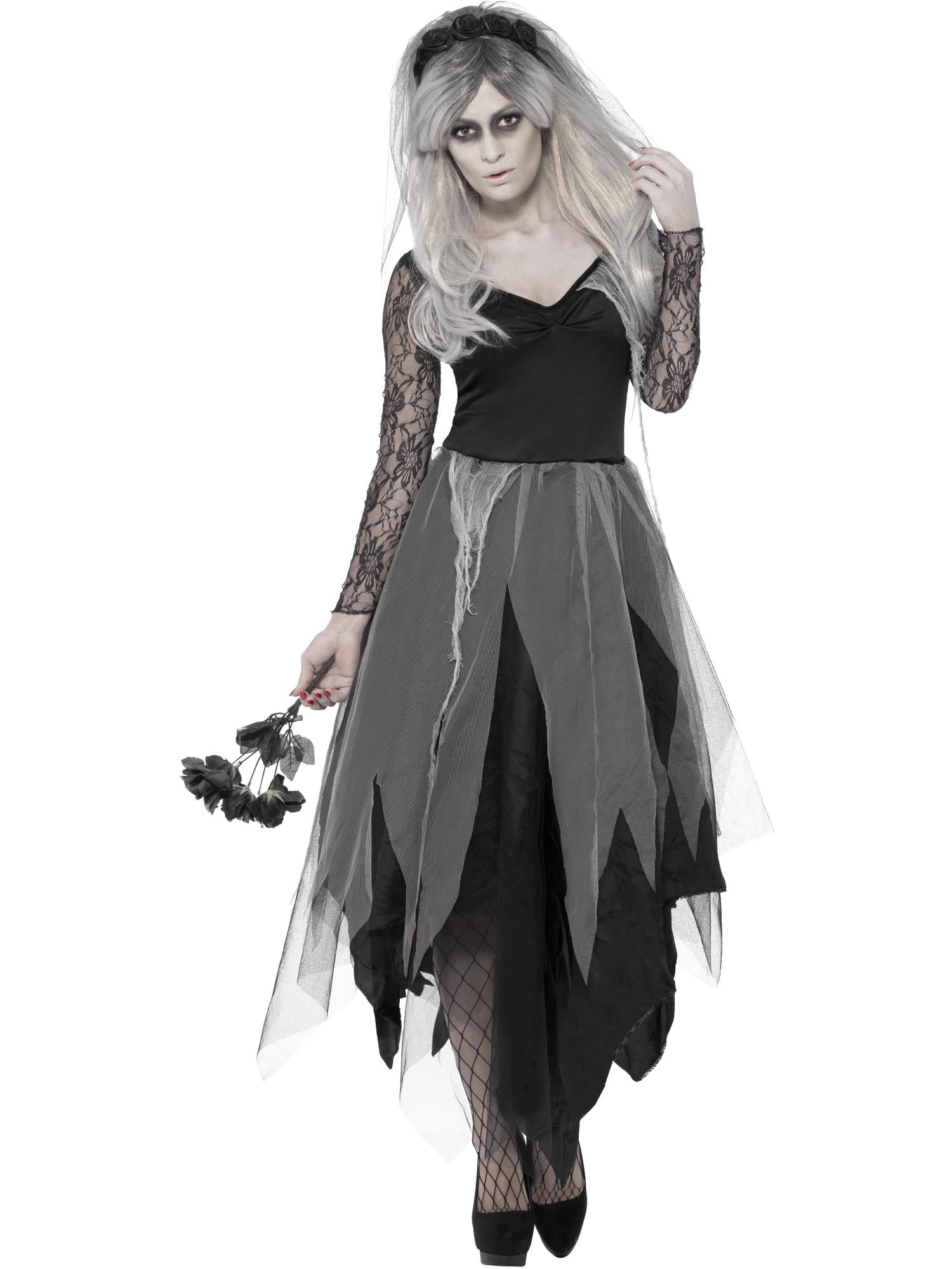 Graveyard Bride Costume, Black 1