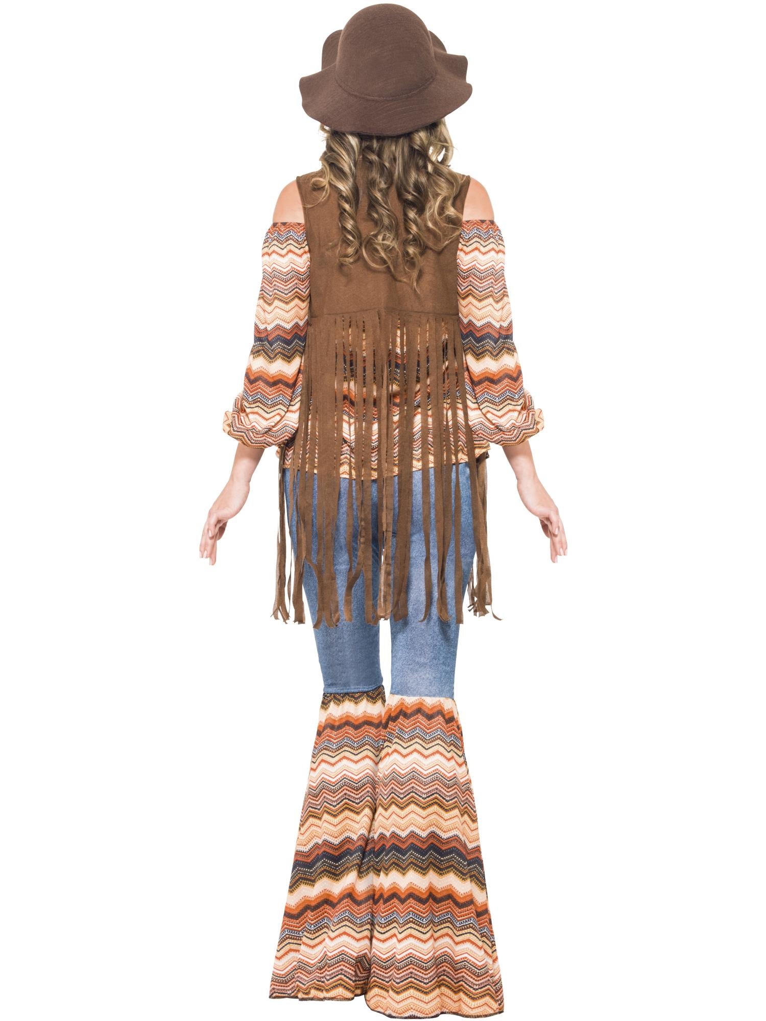 Harmony Hippie Costume, Multi-Coloured 2