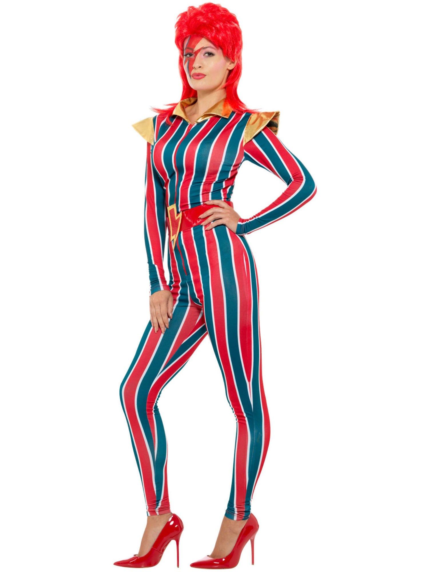 Miss Space Superstar Costume, Multi-Coloured 3