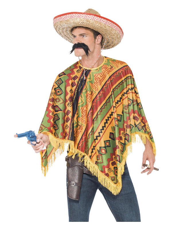 Poncho & Moustache, Orange - 2