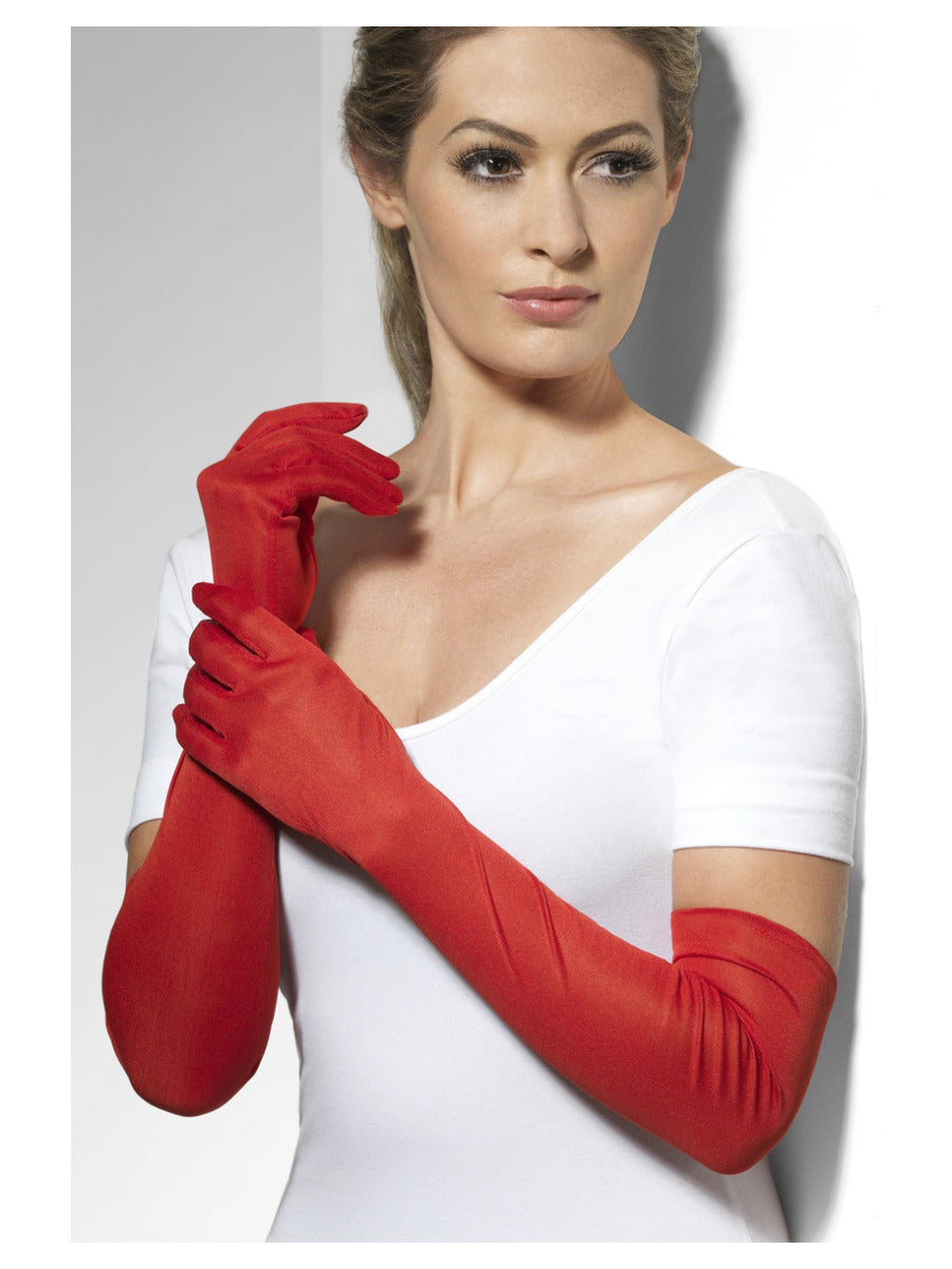 Gloves, Red - 1